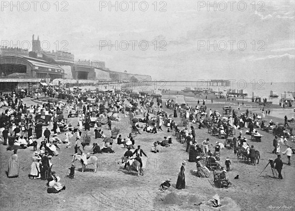 'The Sands at Ramsgate', c1896. Artist: FGO Stuart.