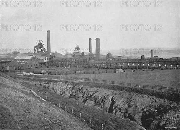 'Hoyland Silkstone Collieries, Yorkshire', c1896. Artist: Warner Gothard.