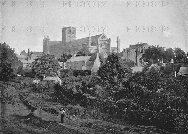 'St. Alban's Cathedral', c1896. Artist: Chester Vaughan.