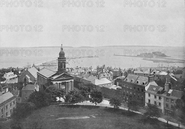 'St. Peter Port and Island, Guernsey', c1896. Artist: Carl Norman.