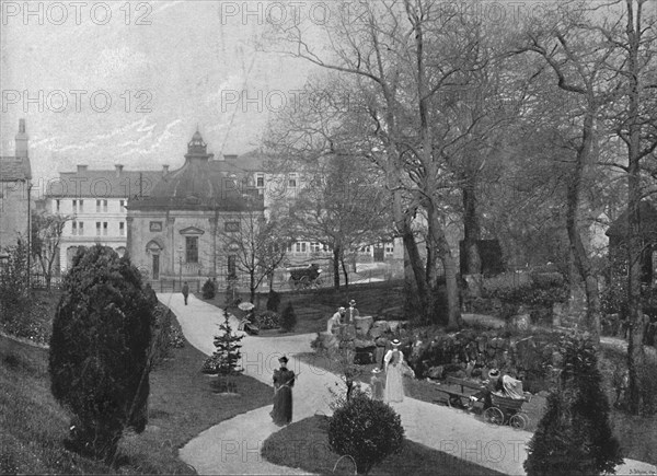 'Harrogate: The Bog Gardens Sulphur Well', c1896. Artist: Frith & Co.