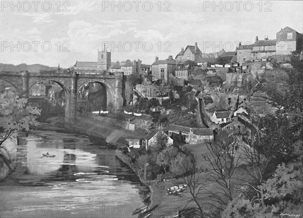 'Knaresborough, from the Castle', c1896. Artist: Poulton & Co.