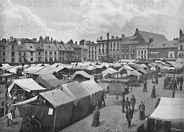 'Market-Place, Northampton', c1896. Artist: Poulton & Co.
