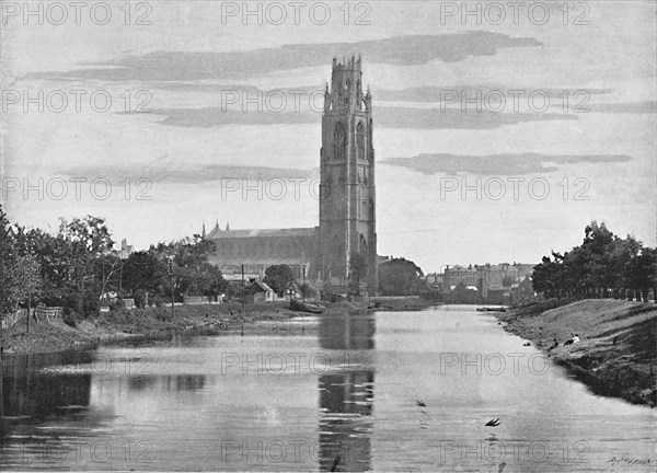 'Boston: The Church', c1896. Artist: F Beales.