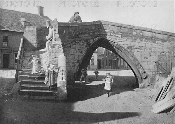 'Old Bridge at Crowland, Lincolnshire', c1896. Artist: GW Wilson and Company.