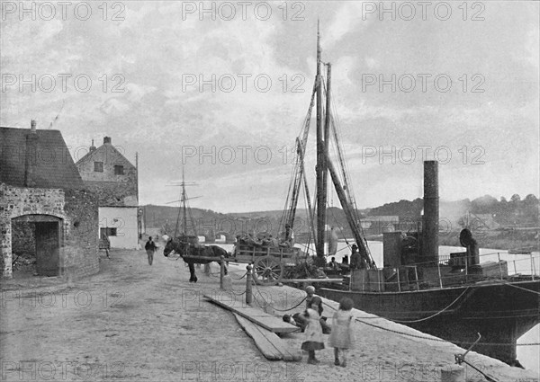 'Carmarthen Quay', c1896. Artist: Hudson.