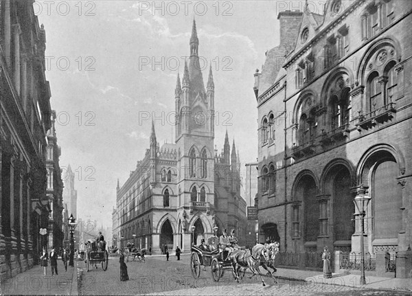 'The Exchange, Bradford', c1896. Artist: Hudson.