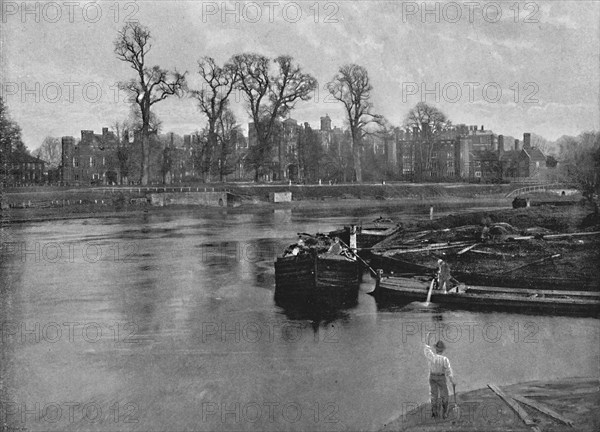 'Hampton Court Palace', c1896. Artist: Poulton & Co.