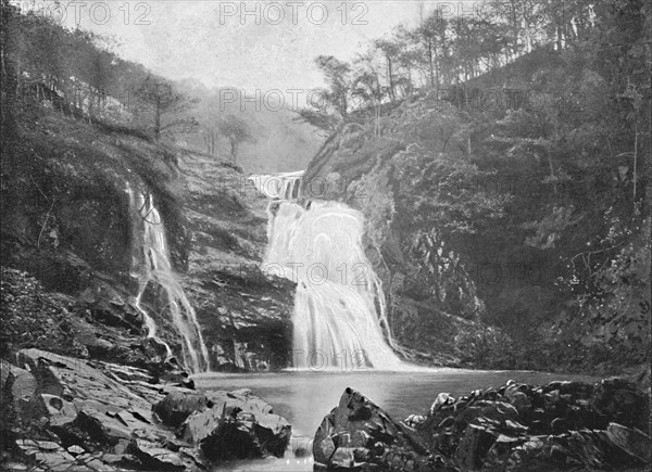 'Rhaiadr Mawddach, North Wales', c1896. Artist: Green Brothers.