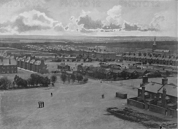 'Aldershot Camp', c1896. Artist: Wyrall & Son.