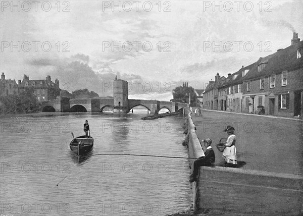 'St. Ives Bridge, Huntingdon', c1896. Artist: A Hendrey.