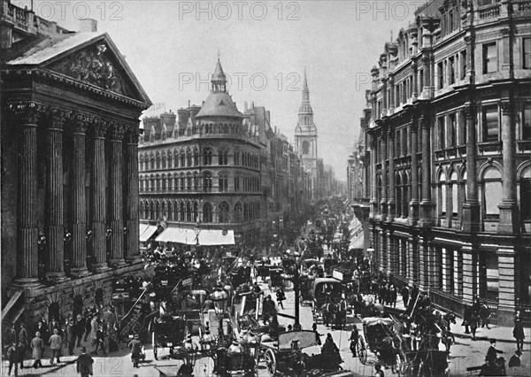 'The Mansion House and Cheapside', c1896. Artist: Frith & Co.