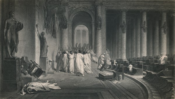 'The Death of Caesar. (Julius Caesar)', c1870. Artist: JC Armytage.
