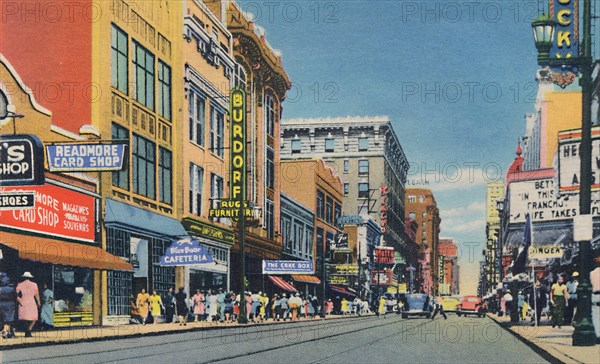 'Fourth Ave., Looking North', 1942. Artist: Caufield & Shook.