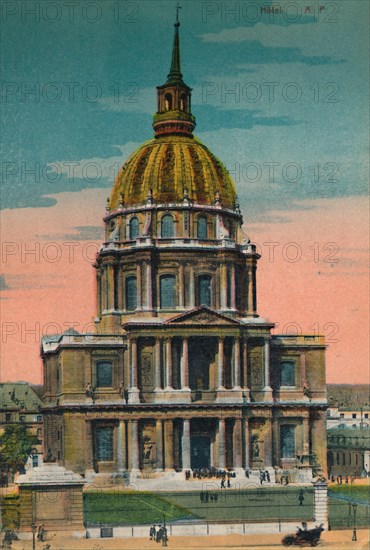 The Dome of Les Invalides, Paris, c1920. Artist: Unknown.