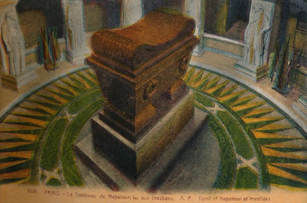 Tomb of Napoleon at Les Invalides, Paris, c1920. Artist: Unknown.