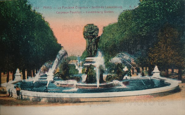 The Carpeaux Fountain - Jardin du Luxembourg, Paris, c1920. Artist: Unknown.