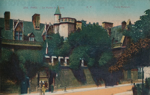 The Musée de Cluny (Cluny Museum), Paris, c1920. Artist: Unknown.