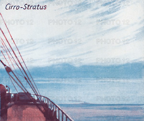 'Cirro-Stratus - A Dozen of the Principal Cloud Forms In The Sky', 1935. Artist: Unknown.