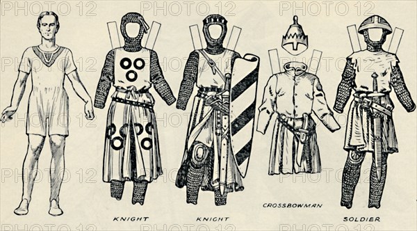 'The Gallery of British Costume: How The English Dressed in King John's Time', c1934. Artist: Unknown.