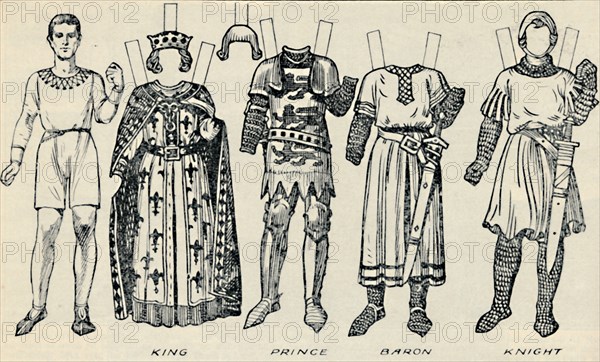 'The Gallery of British Costume: What Men and Women Wore In Henry III's Time', c1934. Artist: Unknown.