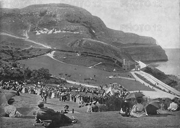 'The Happy Valley and Great Orme's Head, Llandudno', c1896. Artist: I Slater.