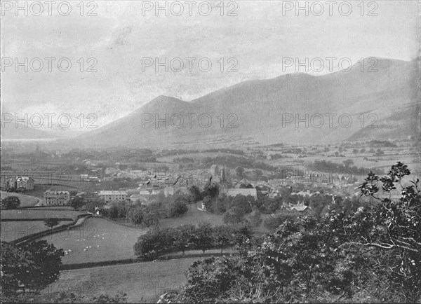 'Keswick, from Castle Head Hill', c1896. Artist: Green Brothers.