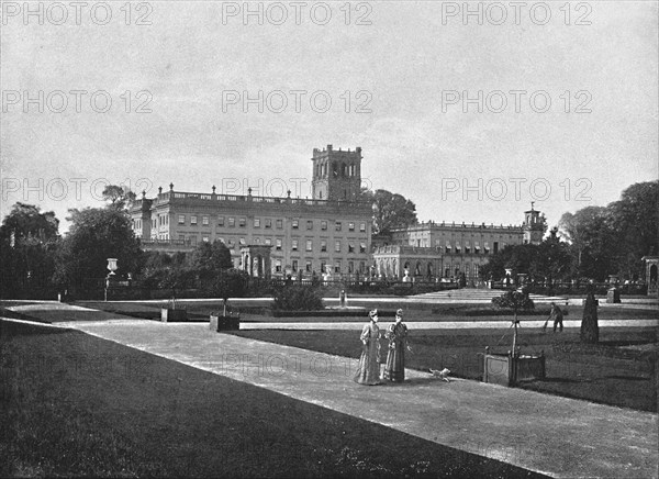 'Trentham Hall: South Front', c1896. Artist: Harrison & Son.