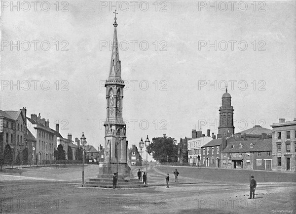 'Banbury Cross', c1896. Artist: Edwin A Walford.