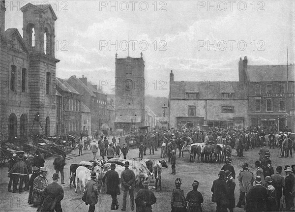 'Market-Place, Morpeth', c1896. Artist: M Aunty.