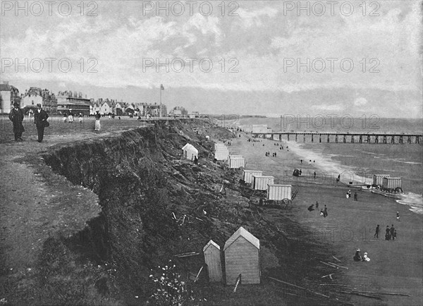 'Clacton: The Beach', c1896. Artist: Poulton & Co.