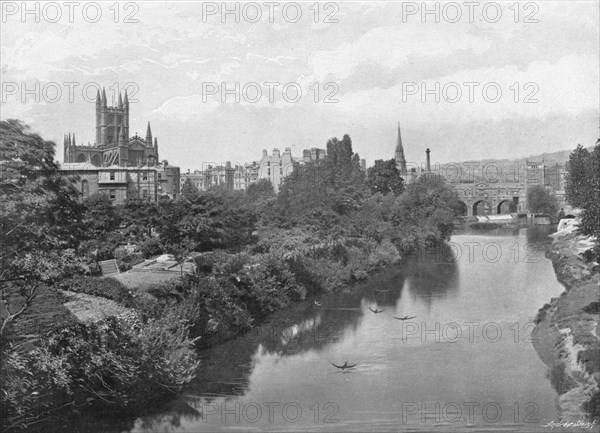 'Bath', c1896. Artist: J Dugdale & Co.