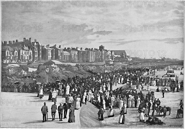 'Marine Park, Southport', c1896. Artist: Valentine & Sons.