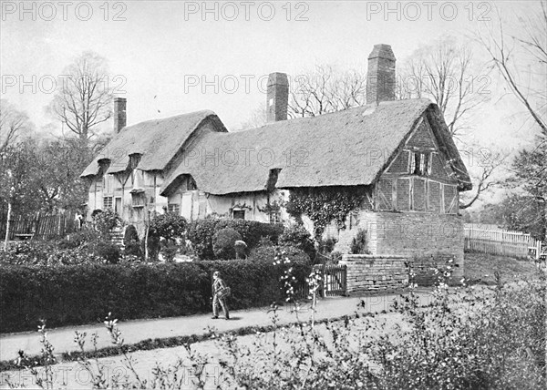 'Anne Hathaway's Cottage', c1896. Artist: Harvey Barton.