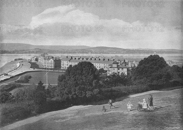 'Exmouth, from the Beacon', c1896. Artist: HT Cousins.