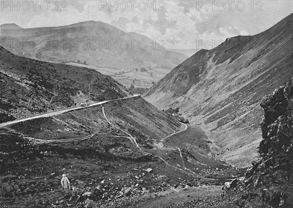 'Sychnant Pass, Near Conway', c1896. Artist: I Slater.