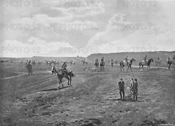 'Bury Hills, Newmarket', c1896. Artist: HR Sherborn.