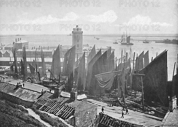 'Low Light, North Shields', c1896. Artist: M Aunty.