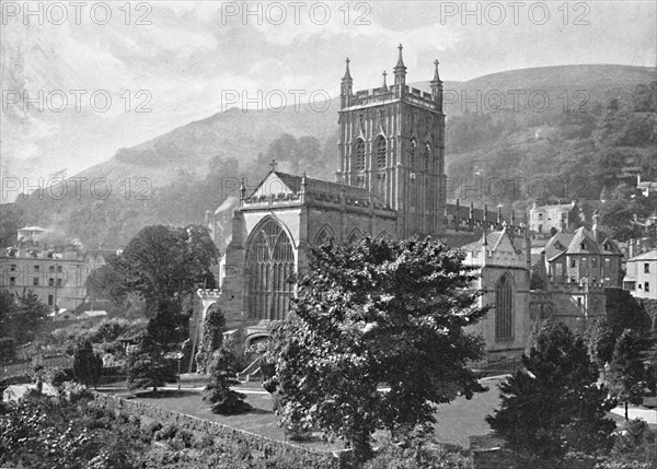 'Priory Church, Great Malvern', c1896. Artist: Harvey Barton.