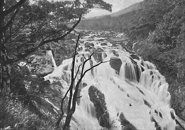 'The Swallow Falls, Bettws-Y-Coed', c1896. Artist: I Slater.