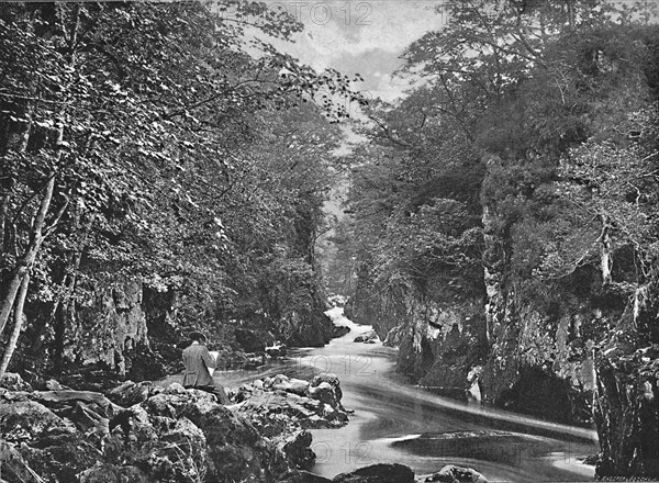 'The Fairy Glen, Bettws-Y-Coed', c1896. Artist: I Slater.