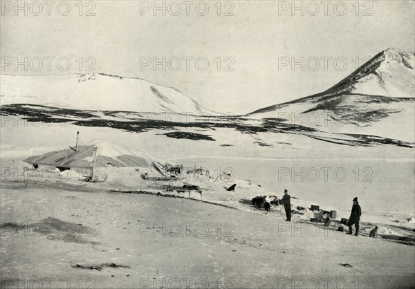 'Meares and Demetri at 'Discovery' Hut', 4 November 1911, (1913). Artist: Herbert Ponting.