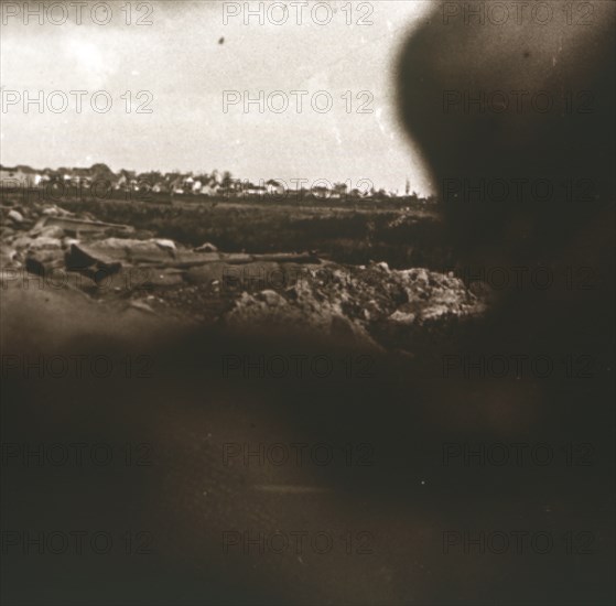 Machine gun shelter, Diksmuide, Belgium, c1914-c1918. Artist: Unknown.