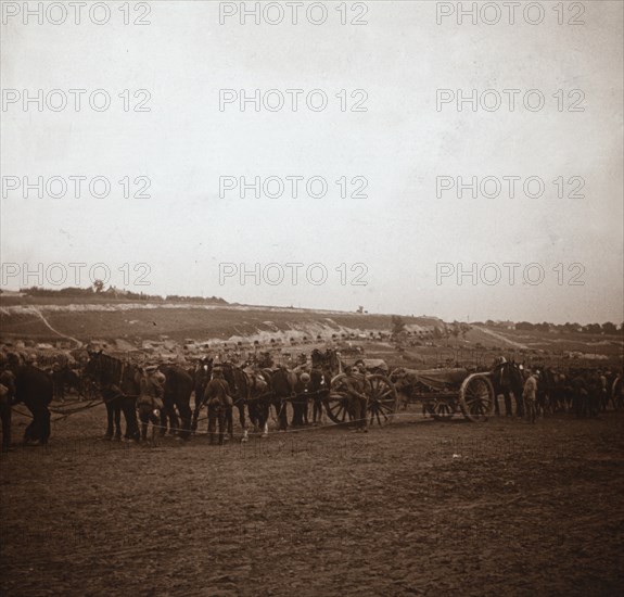 Artillery, Genicourt, northern France, c1914-c1918. Artist: Unknown.