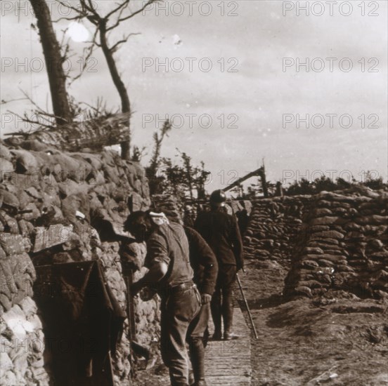 Front line, Diksmuide, Belgium, c1914-c1918. Artist: Unknown.