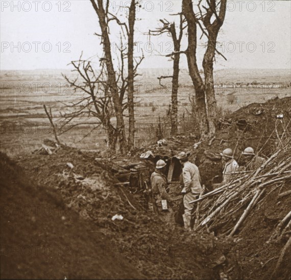 Front line, Les Éparges, northern France, c1914-c1918.  Artist: Unknown.