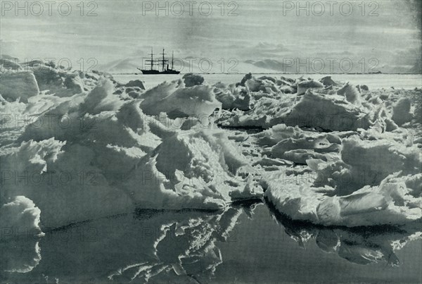 'The 'Terra Nova' in McMurdo Sound', c1910?1913, (1913). Artist: Herbert Ponting.