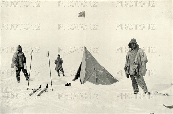 'Amundsen's Tent at the South Pole', January 1912, (1913). Artist: Henry Bowers.