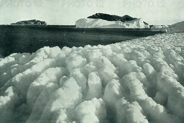 'Spray Ridges of Ice After A Blizzard', c1910?1913, (1913). Artist: Herbert Ponting.
