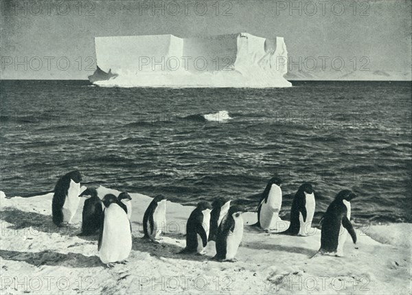 'A Berg Drifting in McMurdo Sound', c1910?1913, (1913).  Artist: Herbert Ponting.